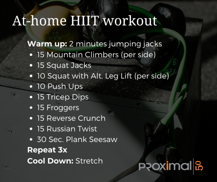 AtHome HIIT Workout Proximal50